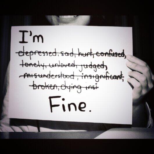 FINE? Feelings Inside Not Expressed